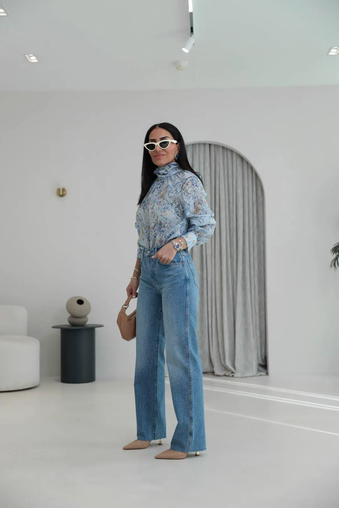 Orj Reform. Wide Leg Jean MAVİ