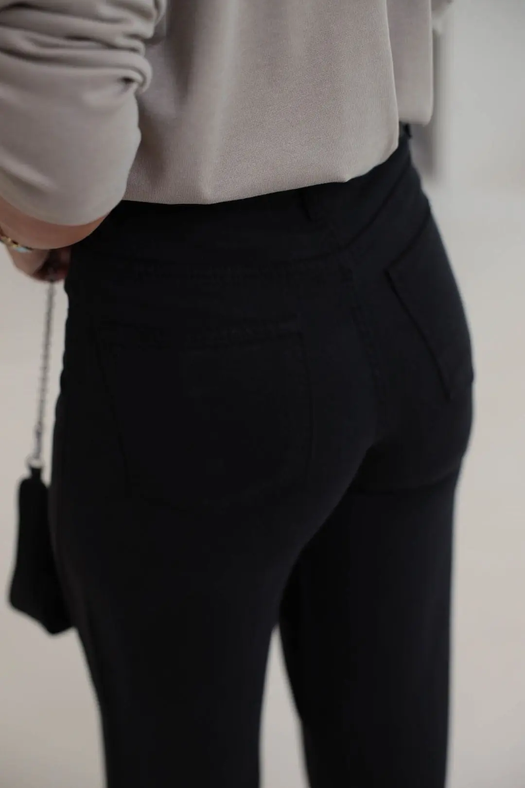 1027 Culotte Tencel Kumaş Pantolon SİYAH