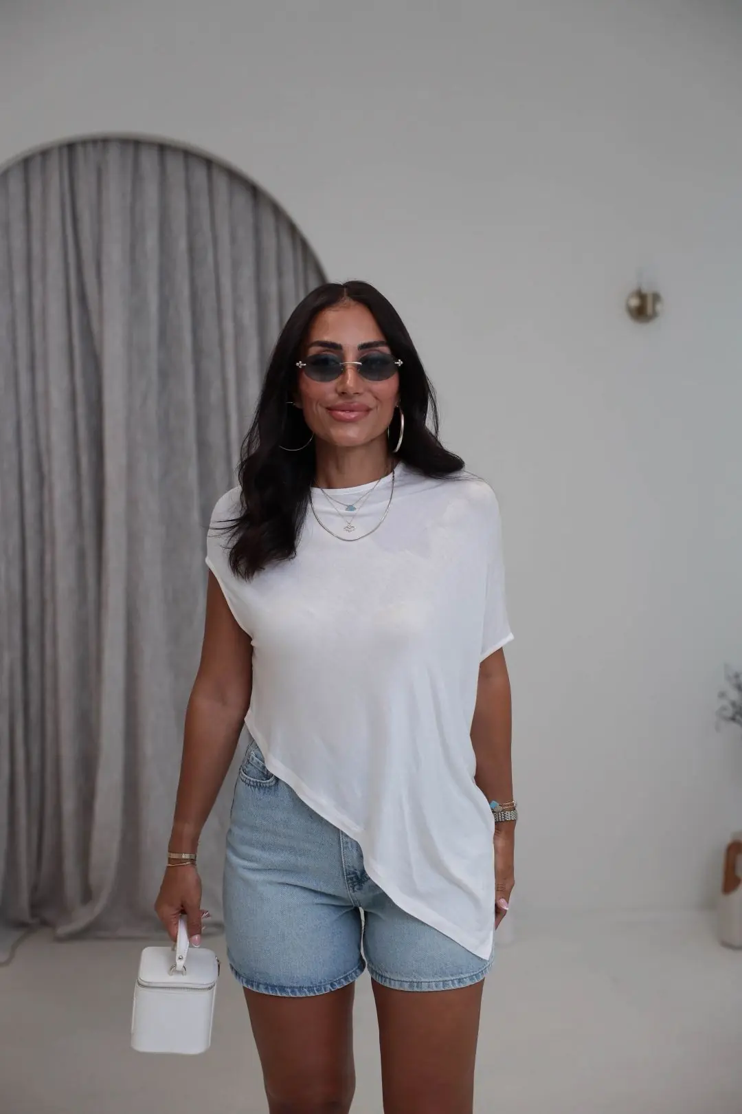 3635 Mini Denim Şort AÇIK MAVİ