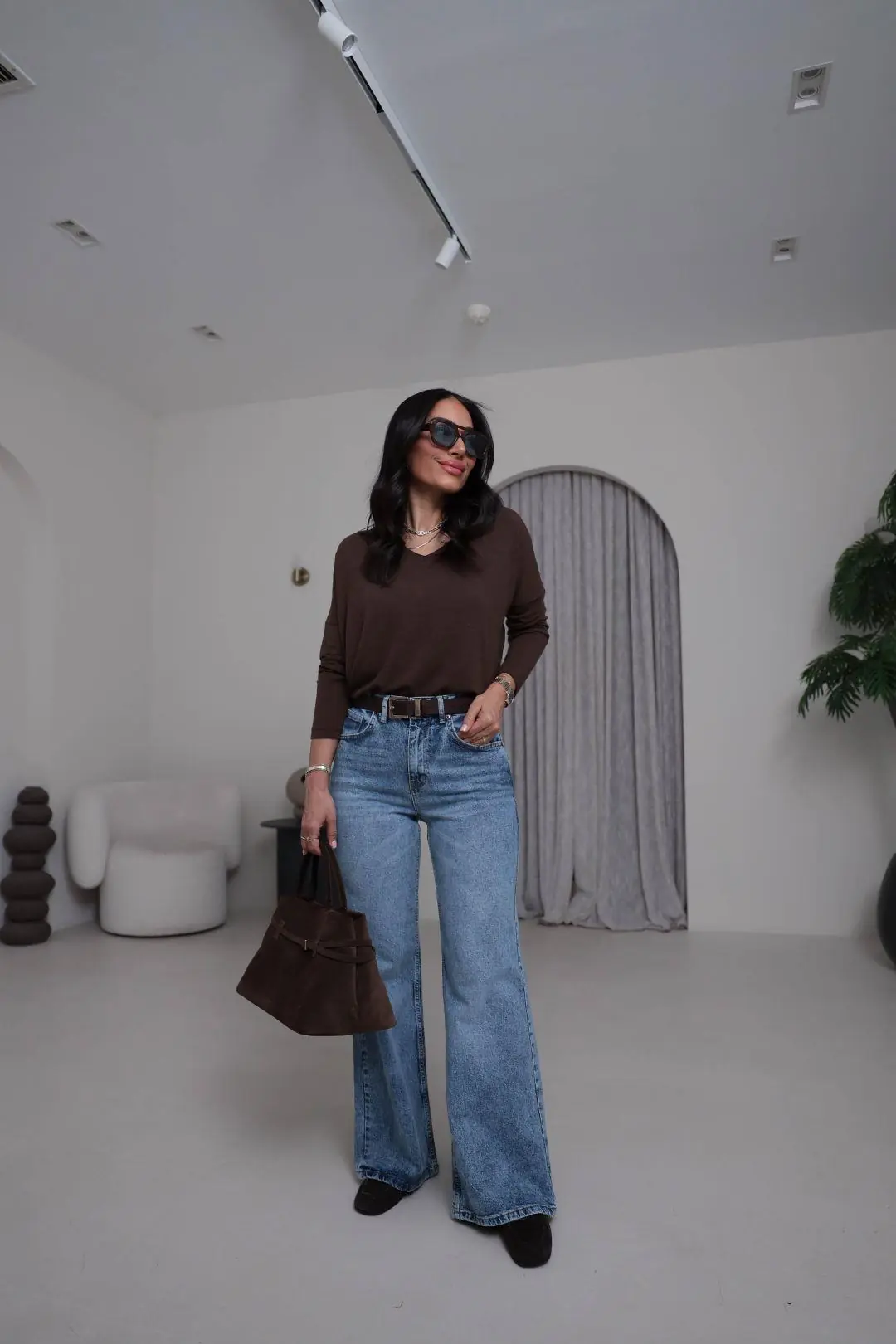 Yüksek Bel Wide Leg Jean AÇIK MAVİ