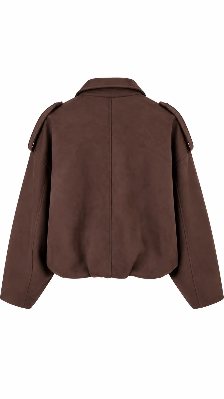 0563 Süet Kumaş Bomber Ceket ACI KAHVE
