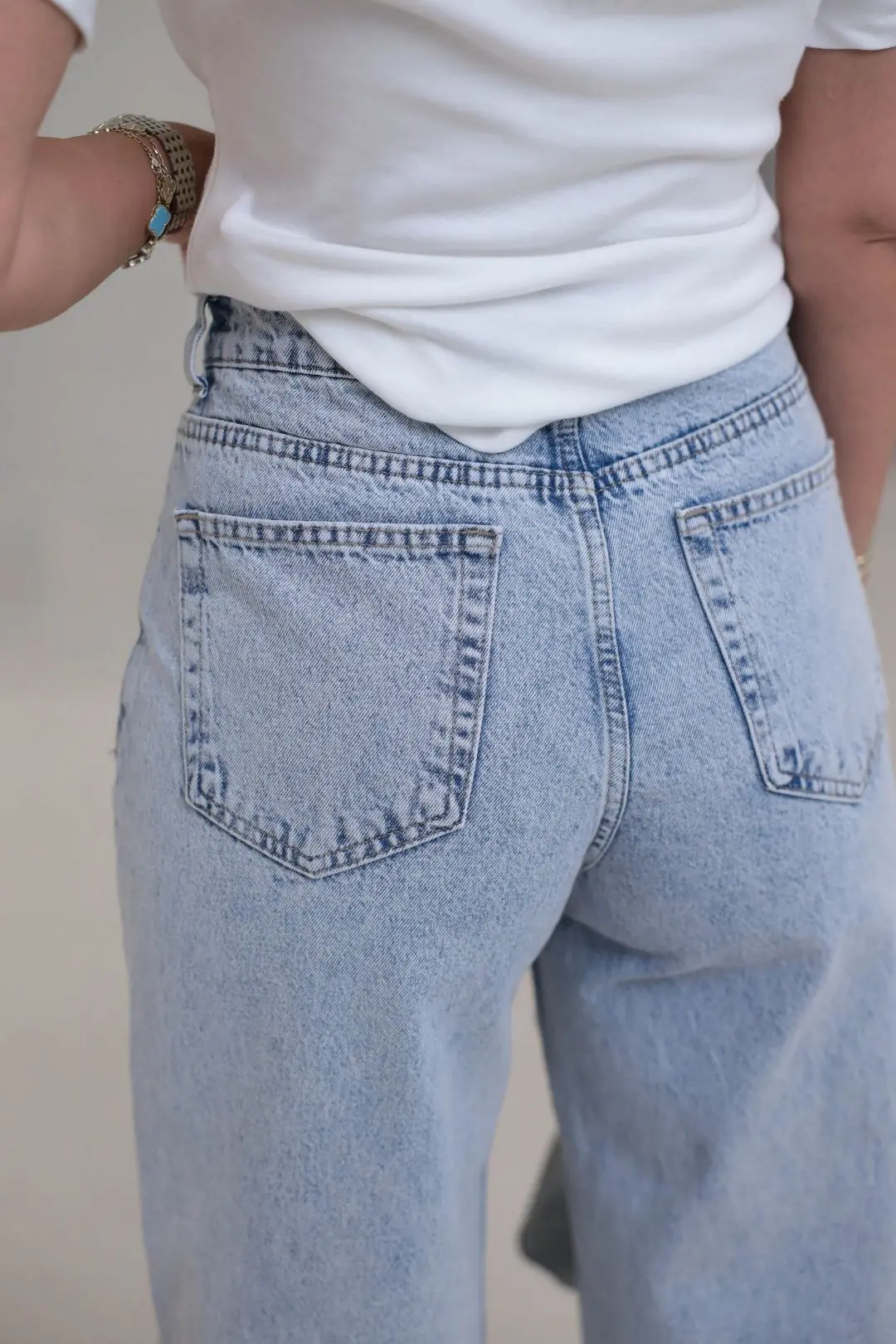 993 Rahat Kesim Barel Jean Pantolon BUZ MAVİ