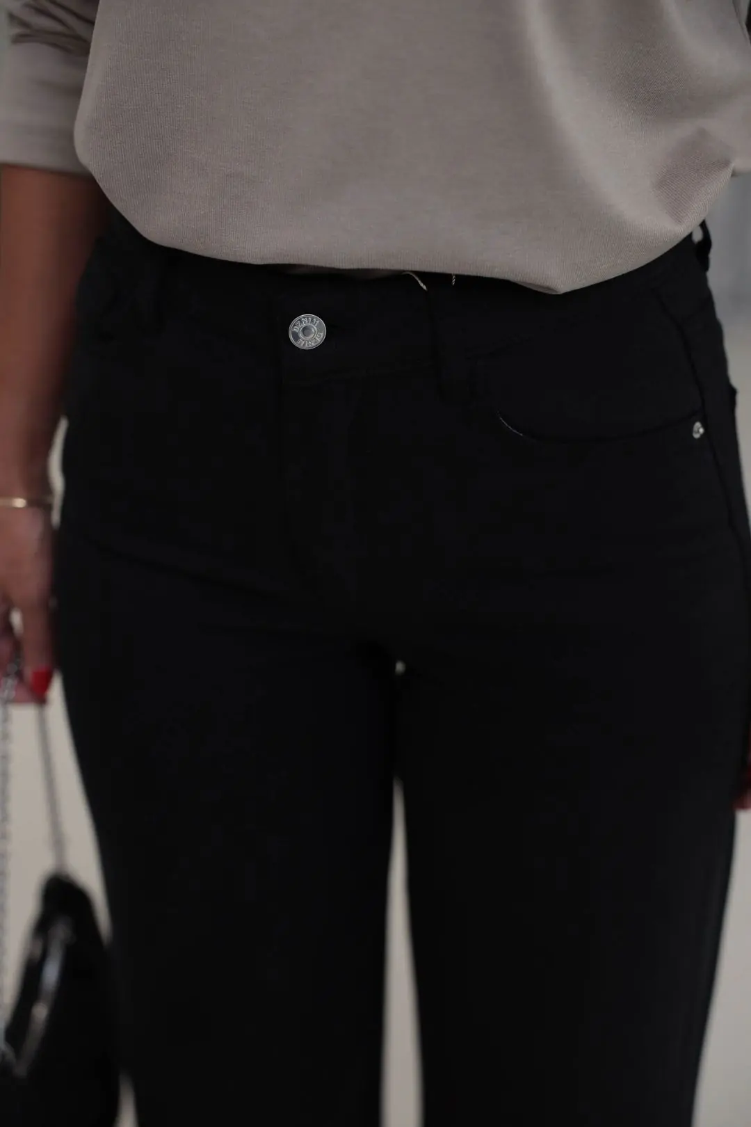 1027 Culotte Tencel Kumaş Pantolon SİYAH
