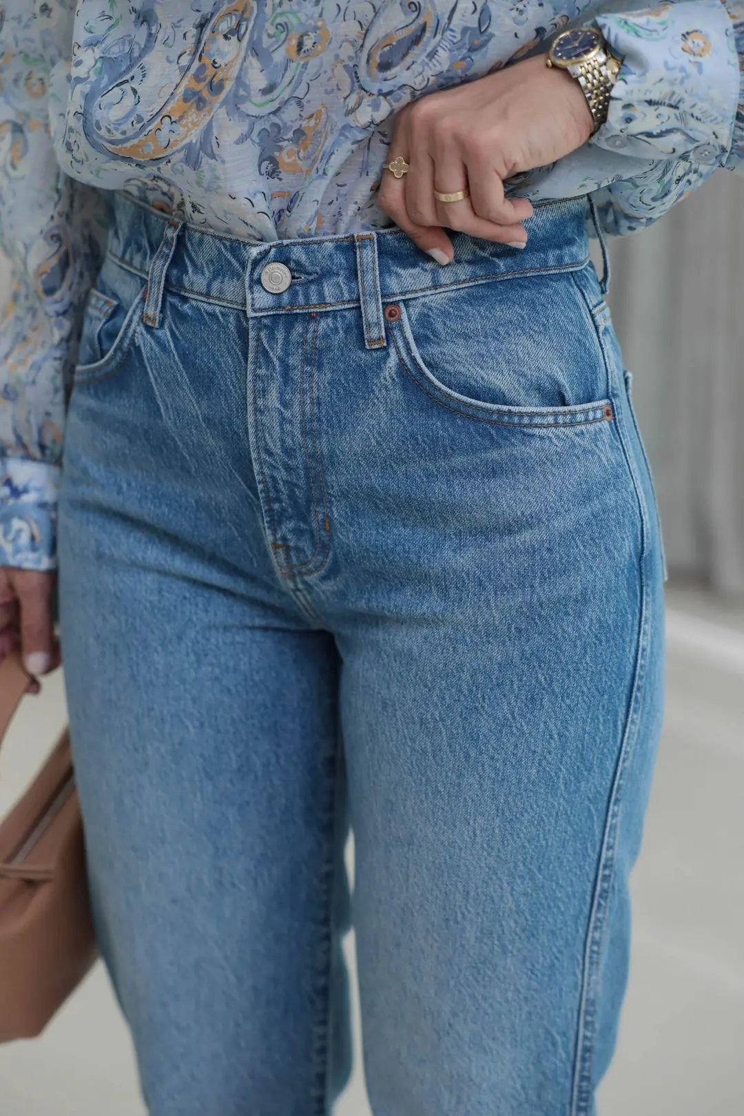 Orj Reform. Wide Leg Jean MAVİ