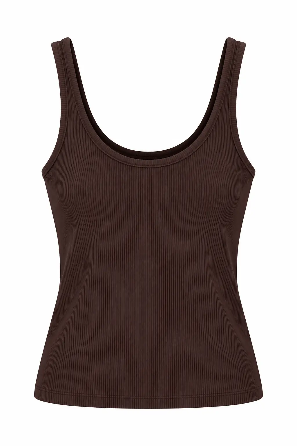 4113 Fitilli Askılı Crop Atlet KAHVE