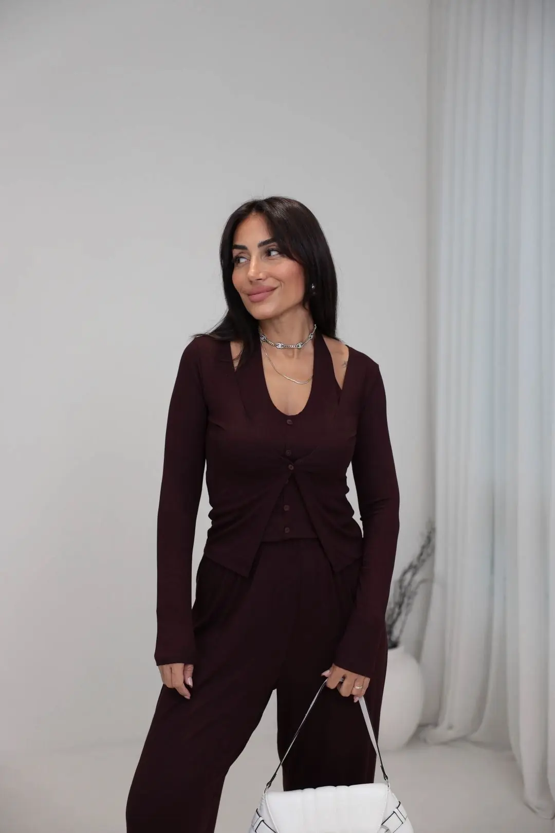 3583 Çift Katman Detaylı Takım MÜRDÜM