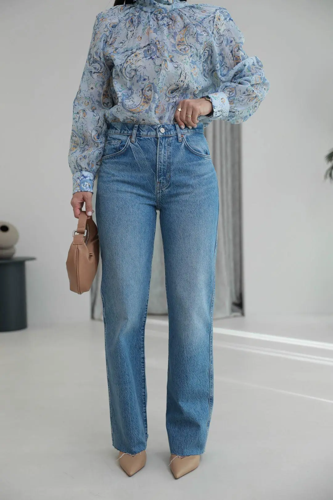 Orj Reform. Wide Leg Jean MAVİ
