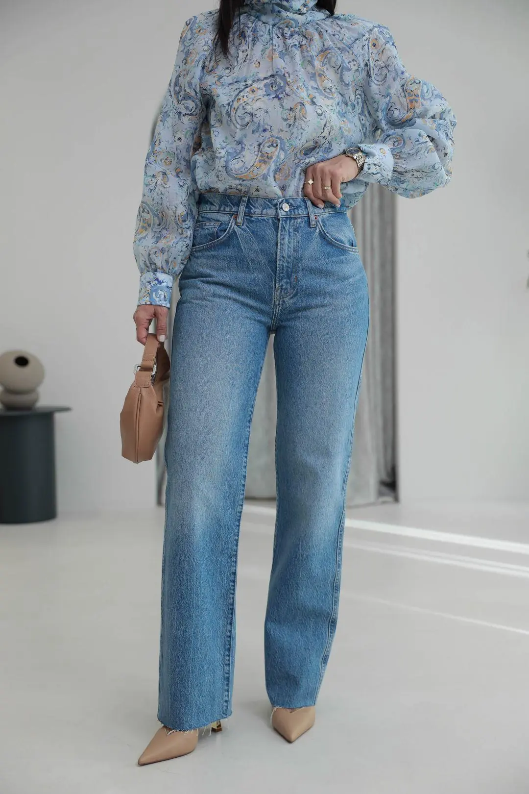 Orj Reform. Wide Leg Jean MAVİ