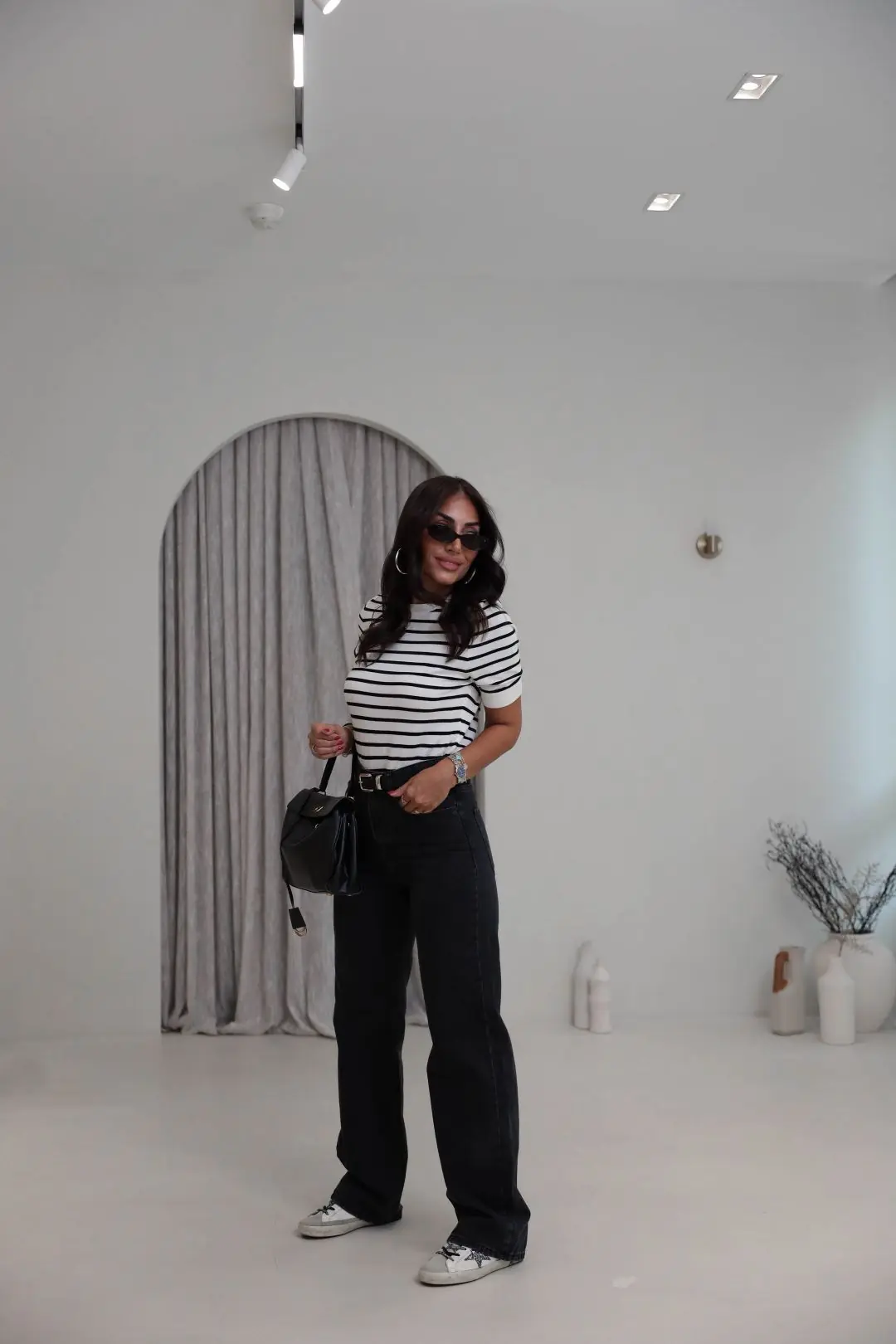 2411 Düz Paça Yüksek Bel Straight Jean ANTRASİT