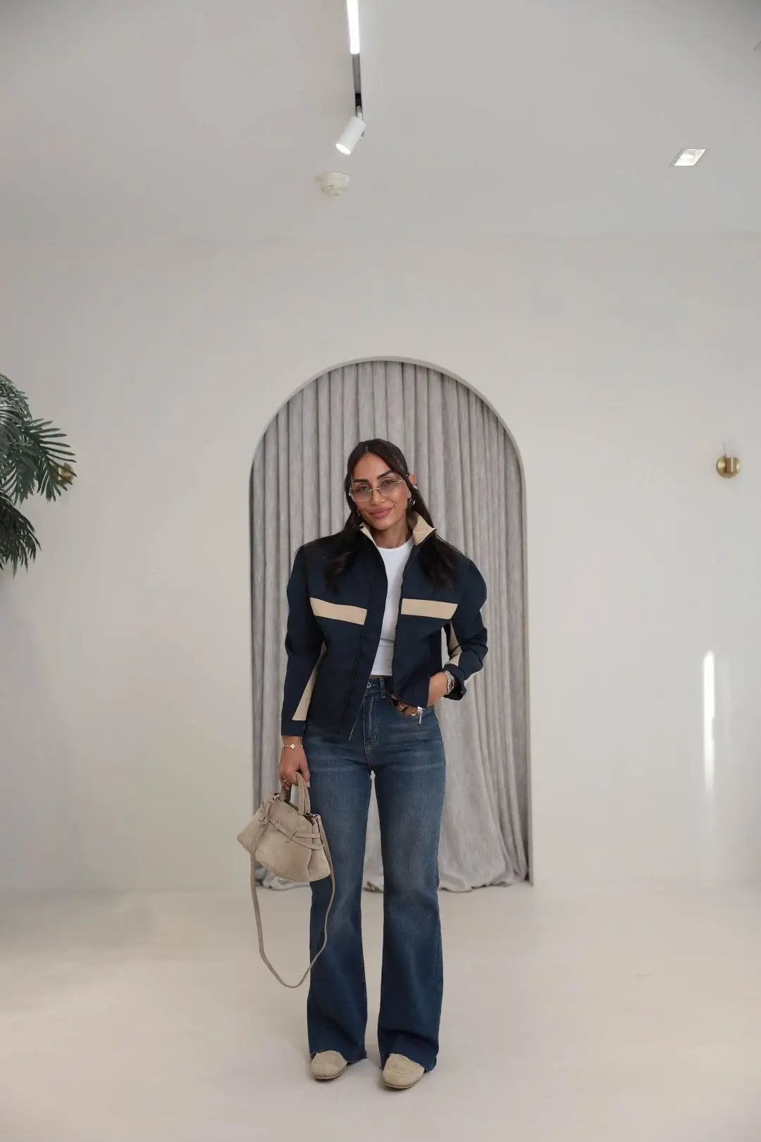 4238 Yves Model Bomber LACİVERT