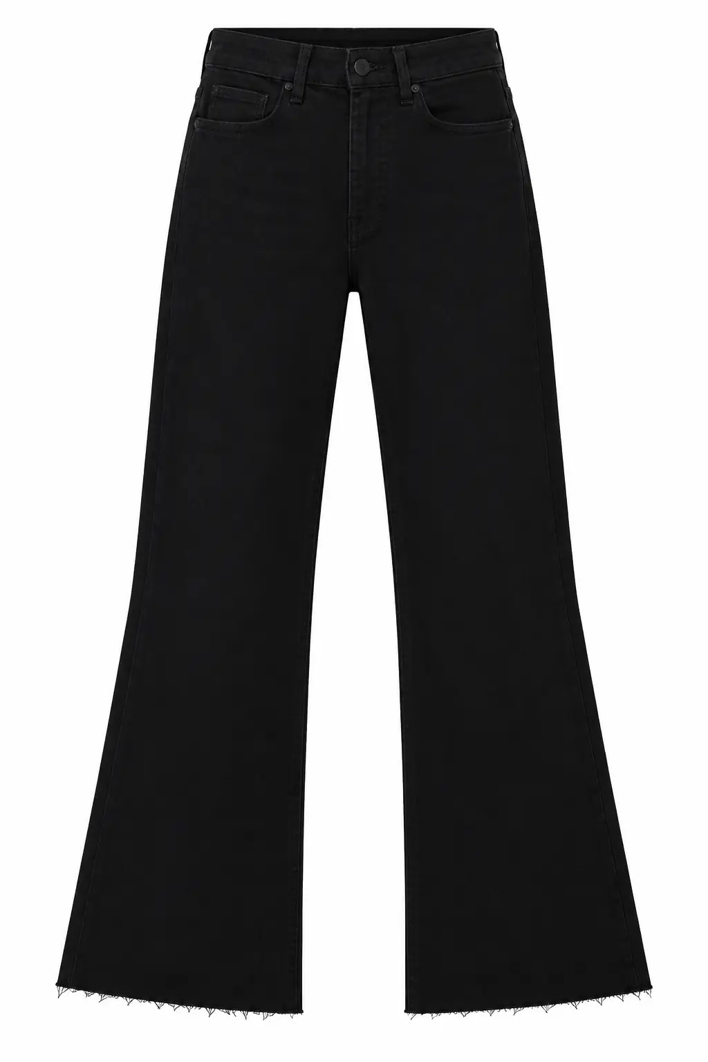 2508 Bol Paça Push-Up Jean SİYAH